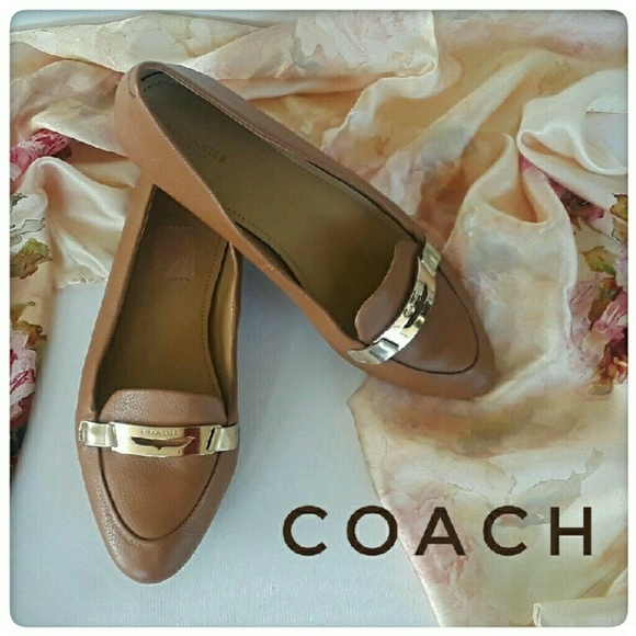 Coach Shoes - Coach Ruthie Leather Flat